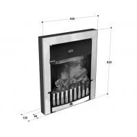 Dimplex Danville Chrome Elektrikli Şömine