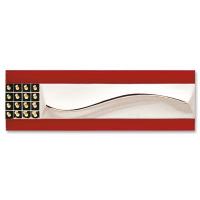 Mystic Collection - 8 x 25 cm Benetton Kırmızı Seramik Bordür