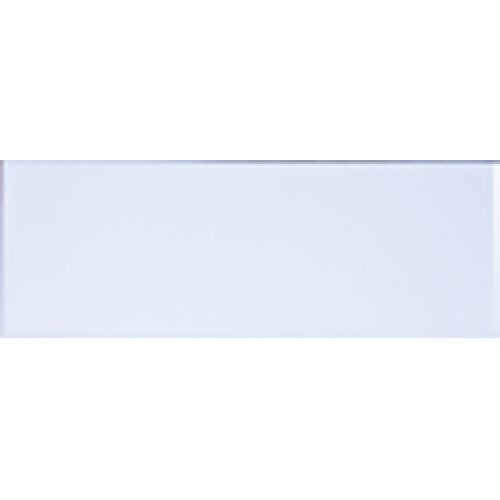 7 X 21 CM STRAIGHT WHITE - Q-DEKOR