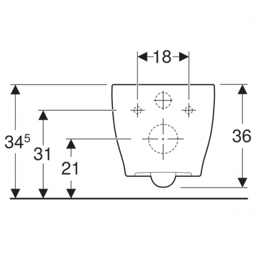 Geberit Senya Klozet + Rezervuar + Kumanda Paneli + Ankastre Stop Valf