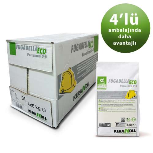 KERAKOLL Fugabella Eco Porcelana 0-8 (Eco 2) Beyaz Derz Dolgu 20 kg