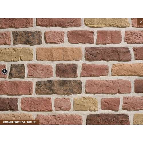 KÜLTÜR TUĞLASI KÖŞE Granulbrick 50 Mix 2 B04MY - STONEWRAP